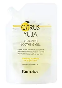FarmStay Citrus Yuja Gel facial calmant, 100 ml