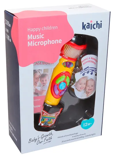 Microfon de înregistrare cu muzică Kaichi