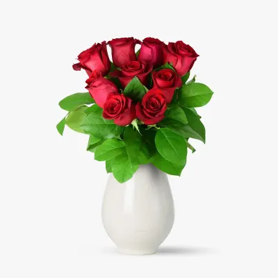 Buchet de 9 trandafiri rosii