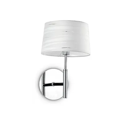Aplica Isa, 1 bec, dulie G9, D:180 mm; H:280 mm; Alb
