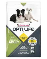 VERSELE-LAGA Opti Life Adult Medium hrana uscata caini adulti de talie medie 12,5 kg