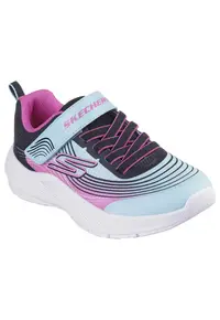 Pantofi copii fete sport Microspec Advance 303575L-AQUA/PURPLE - Albastru