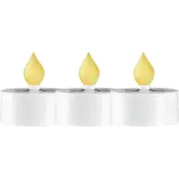 Lumânări LED 3 buc. solare (înălțime 5,5 cm) pentru exterior Saul – Star Trading