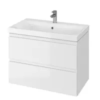 Masca chiuveta baie Cersanit set 975 Moduo 80 cm alb (baza+lavoar) S801-221
