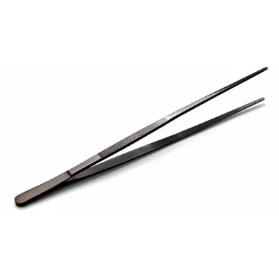 Pensetă de bucătărie din oțel inoxidabil Hendi, lungime 30 cm, negru