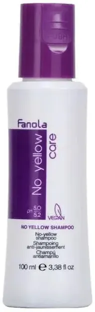 Fanola No Yellow Șampon matifiant pentru păr blond și decolorat, 100 ml