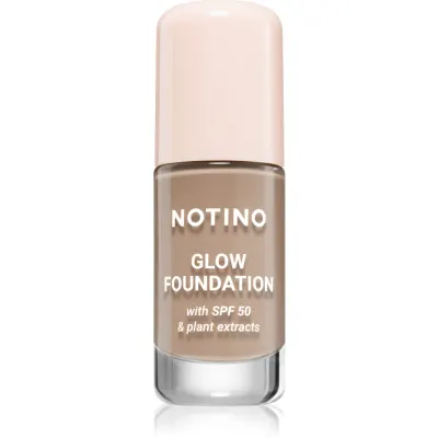Notino Glow Foundation With SPF 50 & Plant Extracts make-up pentru luminozitate SPF 50 03 Light Medium Cool 30 ml