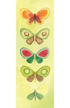 Semn de carte. Fluturi fructe