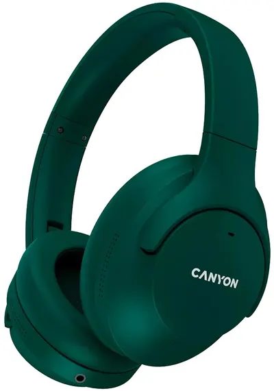 Căști wireless cu microfon Canyon - OnRiff 10, ANC, verzi