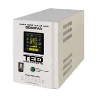 UPS pentru centrala termica TED001689, Runtime extins cu 2 acumulatori (neinclusi), 5000VA, 3500W