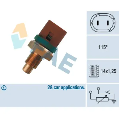 Senzor temperatura lichid racire FAE 34230