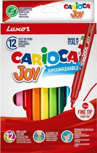 Set carioci superlavabile Carioca Joy - 12 culori