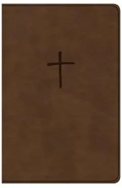 CSB Compact Bible, Brown Leathertouch, Value Edition
