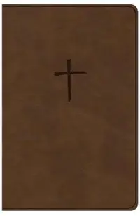 CSB Compact Bible, Brown Leathertouch, Value Edition