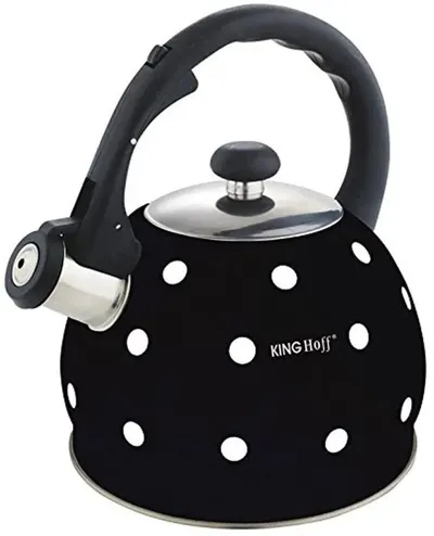 Ceainic cu fluier Kinghoff - KH 1048, 2 l, negru
