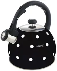 Ceainic cu fluier Kinghoff - KH 1048, 2 l, negru