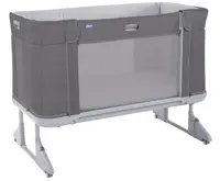 Pătuț pentru bebeluși Chicco - Next 2 Me Forever, Moon Grey
