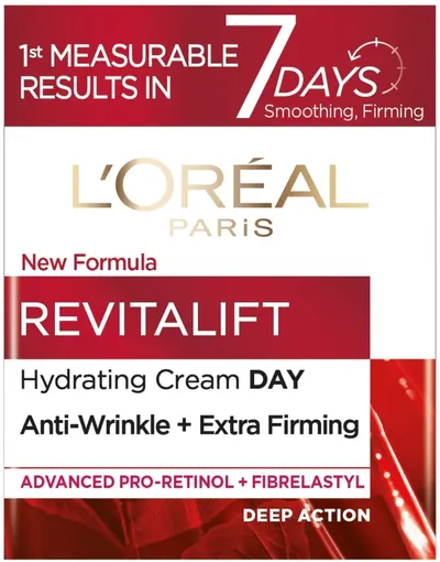 L'Oréal Revitalift Crema de față de zi, 50 ml