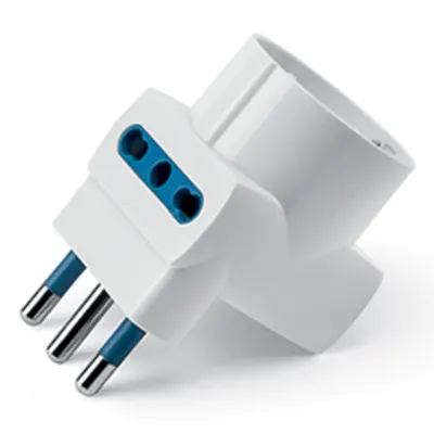 Space Saver Adaptern2p+e-16a-(s17) White 1x2p+e-16a-(p30) 2x2p+e-16a-(p17/11)