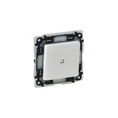 Illuminated Intrerupator Valena Life - 10 AX 250 V~ - IP44 - alb