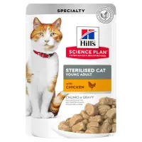 Hrana umeda pentru pisici Hill s SP Sterilised cu pui 85 gr
