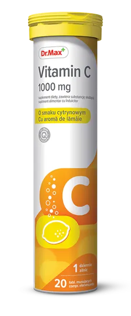 Dr. Max Vitamina C 1000mg, 20 comprimate efervescente