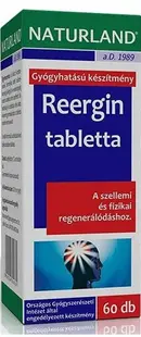Reergin Formulă pentru concentrare și rezistență, 60 comprimate, Naturland