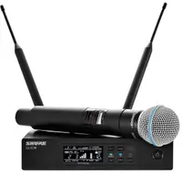 Sistem de microfon wireless Shure - QLXD24E/B58-G51, negru