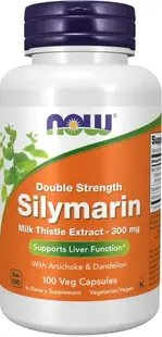Double Strength Silymarin, 100 capsule, Now