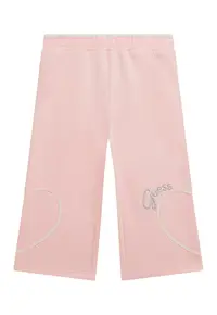 Pantaloni cu talie elastica - Roz pal
