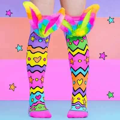 Șosete lungi colorate Madmia Bright and Bouncy pentru fete 6-99 ani