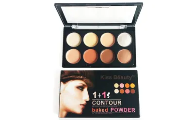 Paleta Corectoare,Iluminatoare si Pudra Bronzanta ,KISS BEAUTY -6 nuante Engros