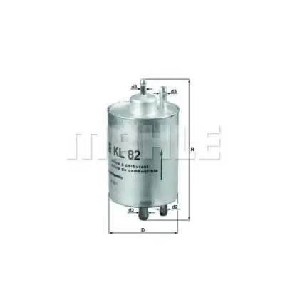 Filtru combustibil MAHLE ORIGINAL KL 82