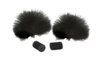 Rycote protectie blana neagra pentru lavaliera dubla - Default Title