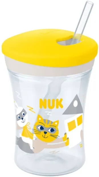 NUK Evolution - Action Cup, 230 ml, galben