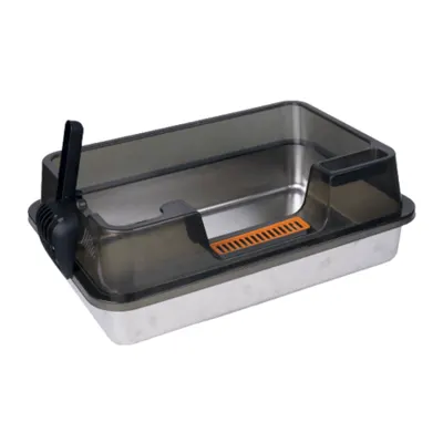 Pawise Litiera Stainless Steel Litter Box cu Lopatica 60x40x27 Cm