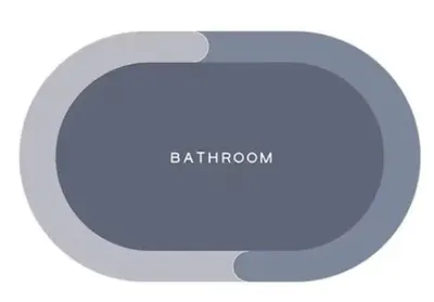Covoras super absorbant pentru baie cu uscare rapida model BATHROOM MARE
