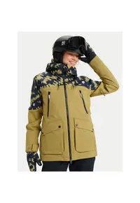 Geaca snowboard Femei - bej - poliester - set 100% poliester
