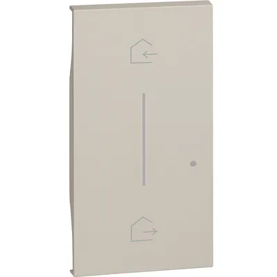 Tasta iluminabila 2 module simbol In&Out Bticino Living Now KM40M2, nisip