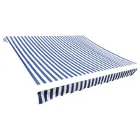 Gossi panza de copertina, albastru si alb, 350 x 250 cm