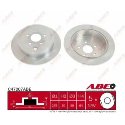 Disc frana ABE C47007ABE