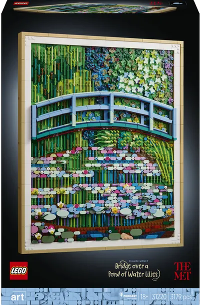 Constructor LEGO Art - Claude Monet: Podul peste lacul cu nuferi (31220)
