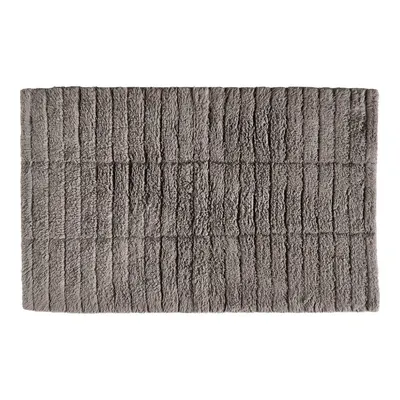 Covoraș din bumbac pentru baie Zone Tiles, 80 x 50 cm, gri - maro
