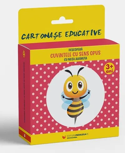 Descoperă cuvintele cu sens opus cu Nuța Albinuța - Paperback
