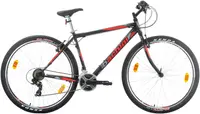 Bicicletă de munte cu viteze Bachini - Pro, 29", 480 mm, negru/roşu