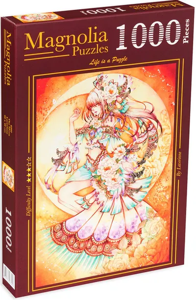 Puzzle Magnolia din 1000 de piese - Fata de lună