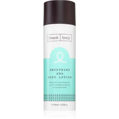 Frank Body Smoothing AHA lapte de corp exfoliant Cu AHA Acizi 140 ml