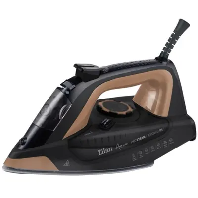 Fier de Calcat Profesional, Functie Auto-Curatare, Auto-Oprire, Putere 3000W, Negru