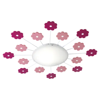 Lampa tavan/perete VIKI 1 pink 220-240V,50/60Hz IP20