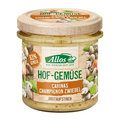 Crema Tartinabila Vegana cu Ciuperci si Ceapa, Allos, 135 g